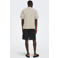 ONLY & SONS relaxed gestreept casual overhemd beige