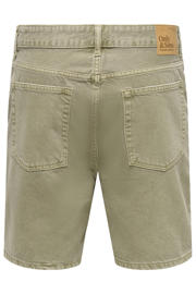 thumbnail: ONLY & SONS ONSEDGE straight denim short groen