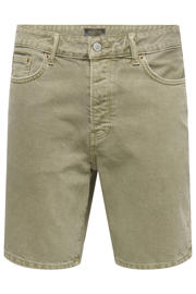 thumbnail: ONLY & SONS ONSEDGE straight denim short groen