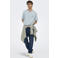 ONLY & SONS regular T-shirt blauw