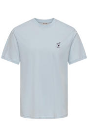 thumbnail: ONLY & SONS regular T-shirt blauw