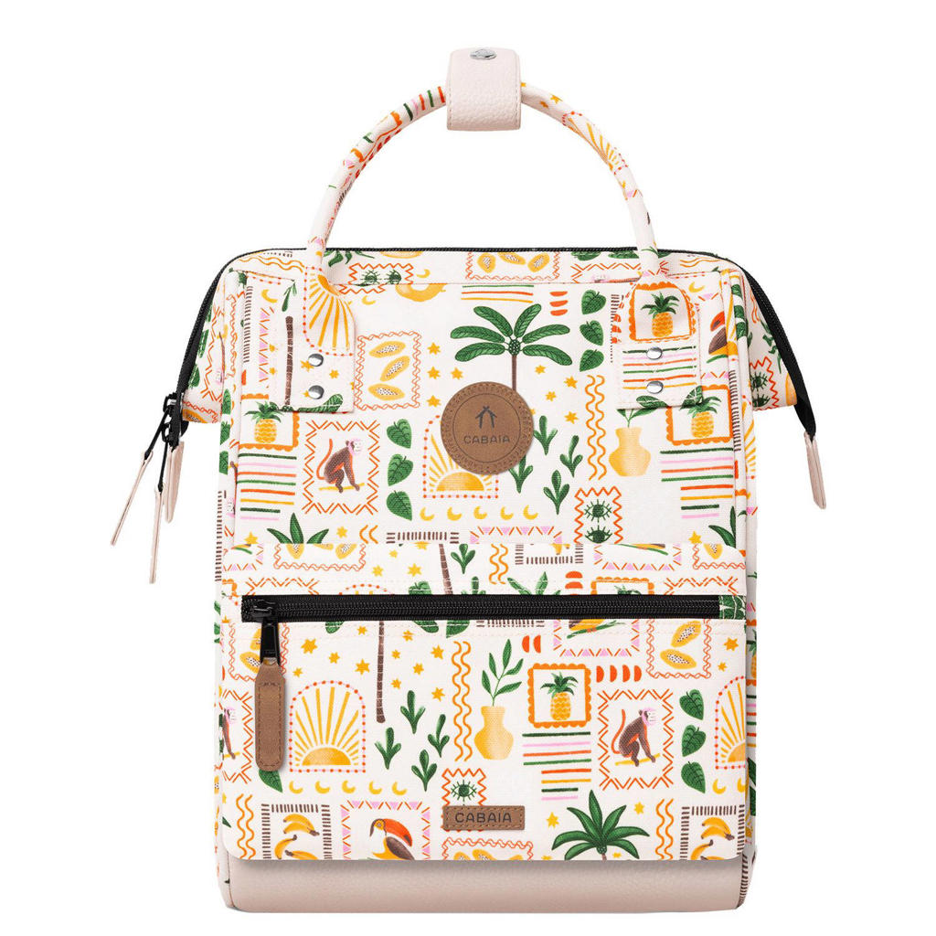 Cabaia rugzak met print - meerkleurig