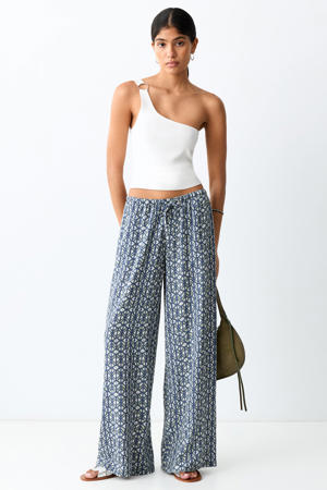 casual broek donkerblauw