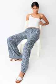 thumbnail: MANGO TEEN casual broek donkerblauw