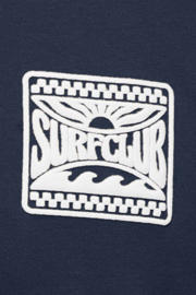 thumbnail: ONLY & SONS relaxed T-shirt met backprint donkerblauw