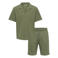 ONLY & SONS regular casual overhemd met short olijfgroen