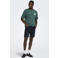 ONLY & SONS relaxed T-shirt met backprint groen