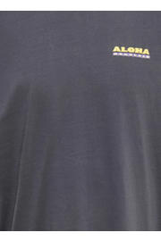 thumbnail: ONLY & SONS relaxed T-shirt met backprint - grijs pinstripe