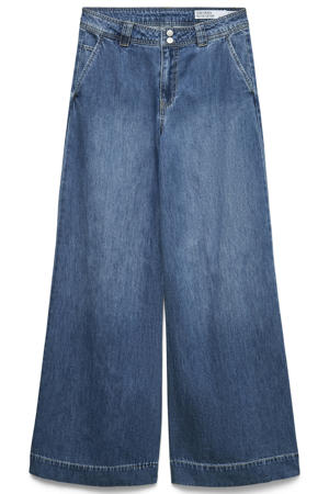 wide leg jeans Plus Size - middelblauw