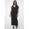 VERO MODA CURVE modal sweatjurk met split Plus Size - zwart