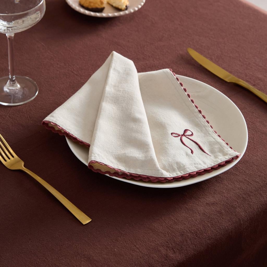NOUS Living servet ecru (45x45 cm) (set van 2)