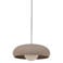 WOOOD Tivo Hanglamp Rond - Metaal - Hoogglans Zand - 12x40x40