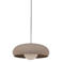 WOOOD WOOOD Tivo Hanglamp Rond - Metaal - Hoogglans Zand - 12x40x40