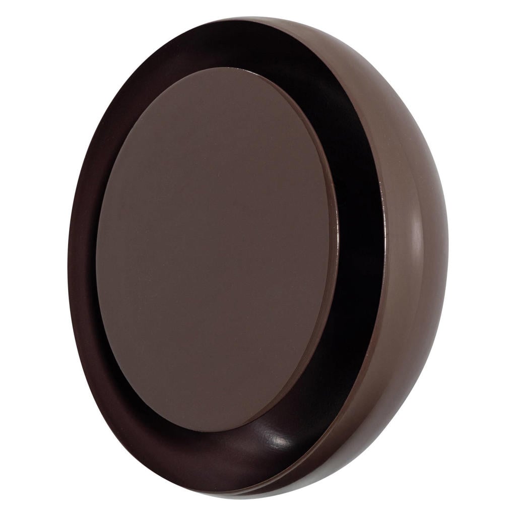 WOOOD WOOOD Gloomy Wandlamp Rond - Metaal - Zand - 30x30x13