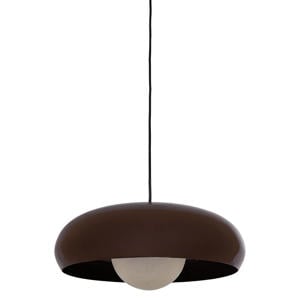 Tivo hanglamp rond metaal hoogglans bruin