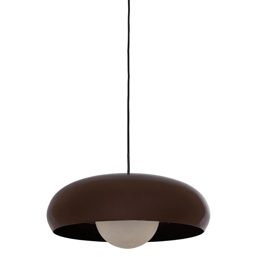 WOOOD WOOOD Tivo Hanglamp Rond - Metaal - Hoogglans Zand - 12x40x40