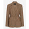 IBANA regular blazer met wol lichtbruin