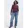 ONLY CARMAKOMA aansluitend top Plus Size - aubergine