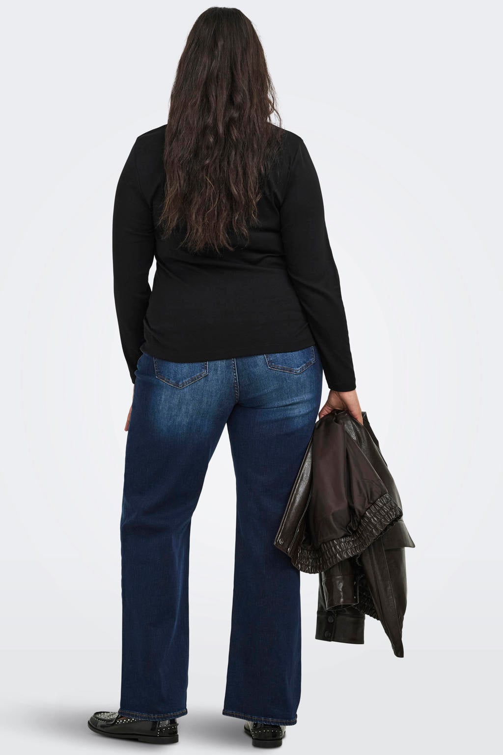 ONLY CARMAKOMA top Plus Size - zwart