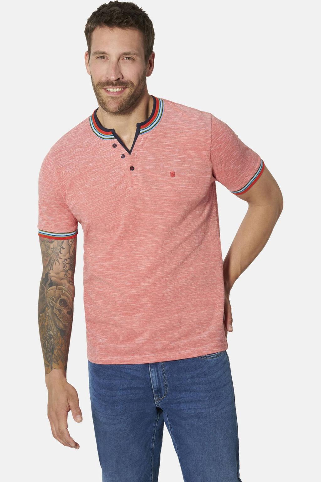 Babista regular fit gemêleerd T-shirt Plus Size - rood