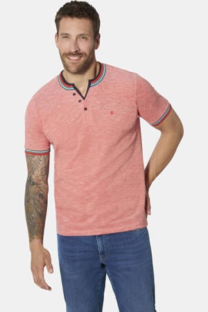 regular fit gemêleerd T-shirt Plus Size - rood