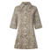 PIECES Curve spijkerjurk Plus Size met dierenprint - bruin