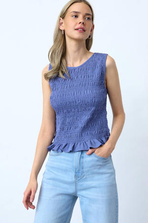 top blauw