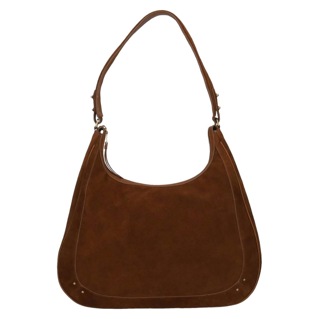 BURKELY leren schoudertas Sierra Hobo cognac