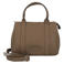 BURKELY leren mini handtas Soft Skylar taupe