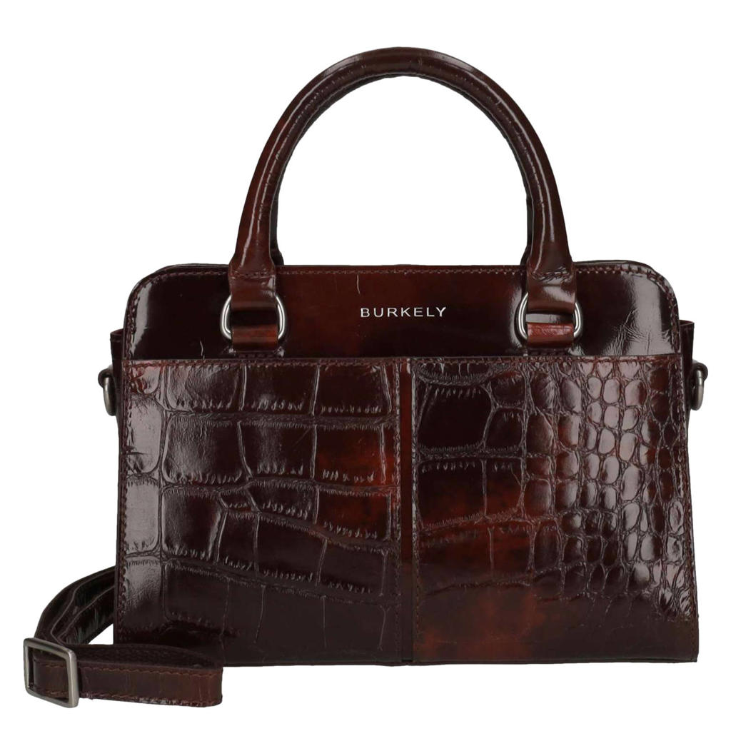 BURKELY leren mini handtas Cool Colbie bordeauxrood