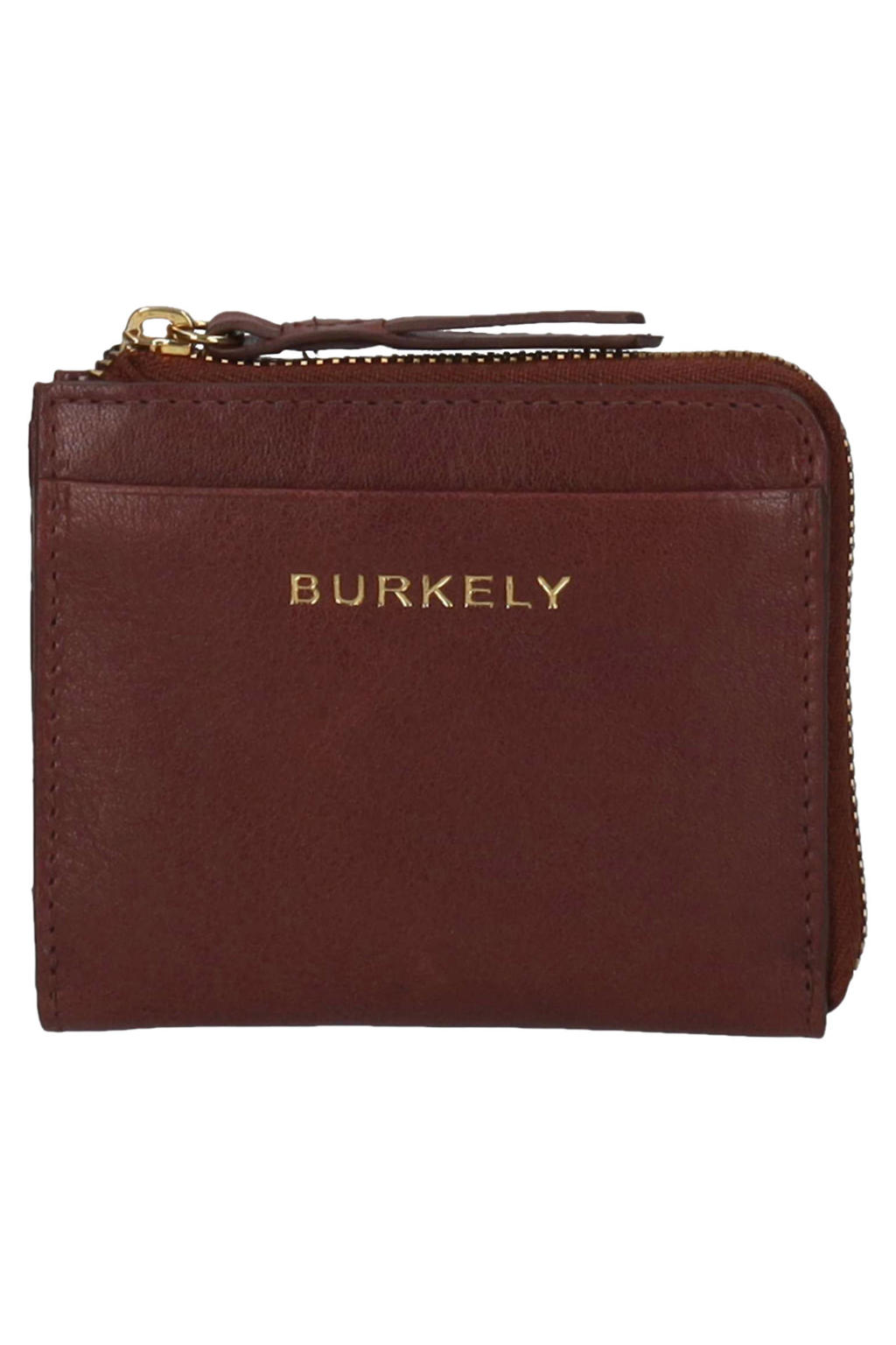 BURKELY leren portemonnee Fine Florence Small donkerrood