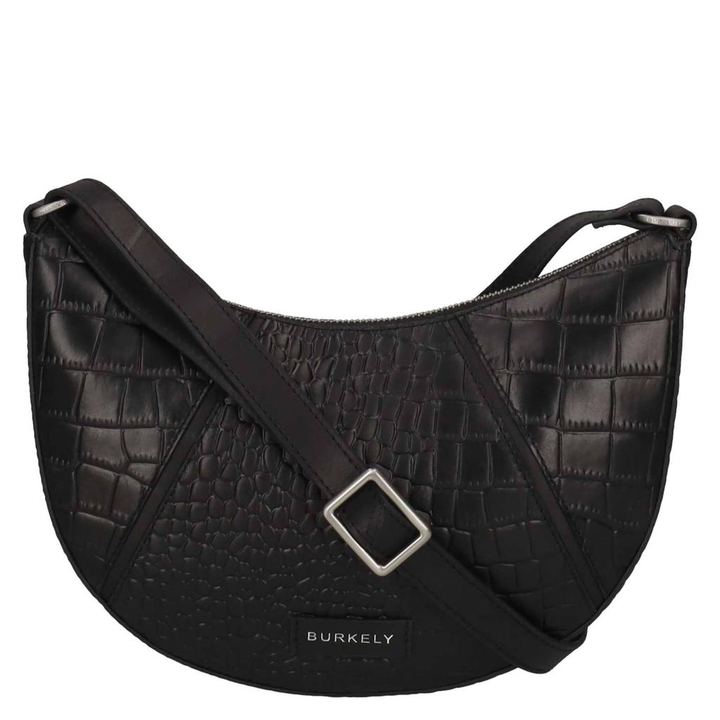 BURKELY leren crossbody tas Cool Colbie zwart