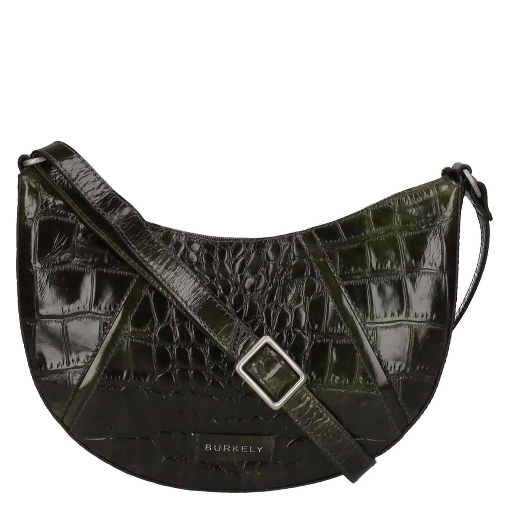 BURKELY leren crossbody tas Cool Colbie kaki