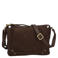 BURKELY leren crossbody tas Sierra bruin