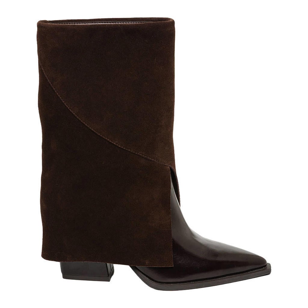 Steve Madden Mccoy leren western cowboy boots - bruin
