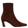 Steve Madden suède laarzen met hak en panterprint - bordeaux