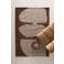 NOUS Living laagpolig wollen vloerkleed 230x160 cm - donkerbruin/zand