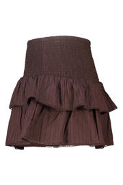 thumbnail: America Today mini rok met ruches - bruin