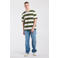 America Today relaxed gestreept T-shirt groen