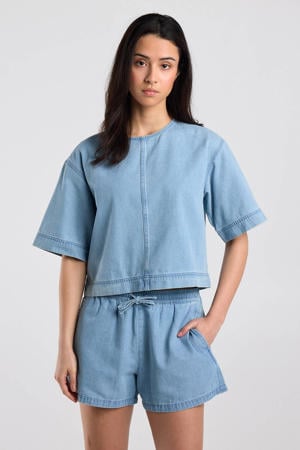 top light blue denim