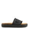 Graceland rieten slippers - zwart