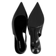 thumbnail: Graceland lakleren slingback pumps met hak - zwart