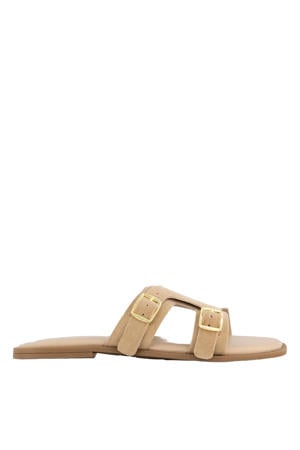 slippers beige