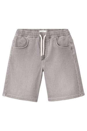 short grey denim