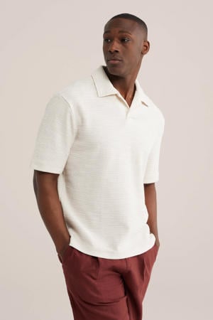 relaxed fit polo - lichtgrijs