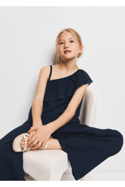 thumbnail: Mango Kids one shoulder top donkerblauw