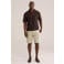 WE Fashion relaxed fit polo - donkerbruin