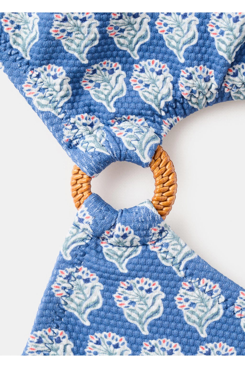 Mango Kids cut-out badpak blauw