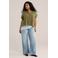 WE Fashion Curve blouse olijfgroen