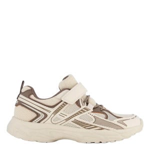 imitatieleren sneakers - beige